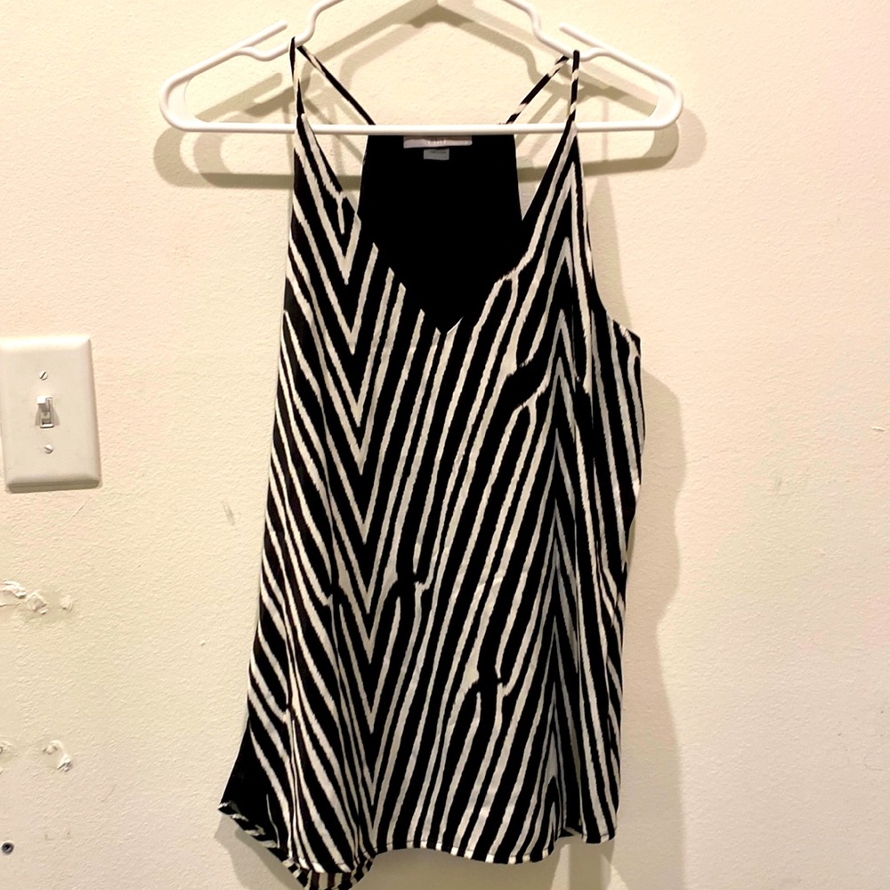 Tart black and white pattern spaghetti strap tank.  Perfect for summer